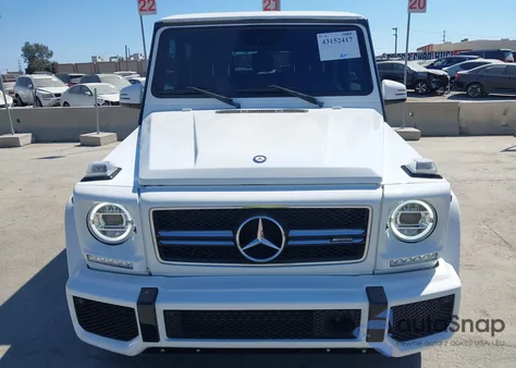 2017 Mercedes-Benz G 63 Amg из США, поврежденный, VIN WDCYC7DF1HX266156